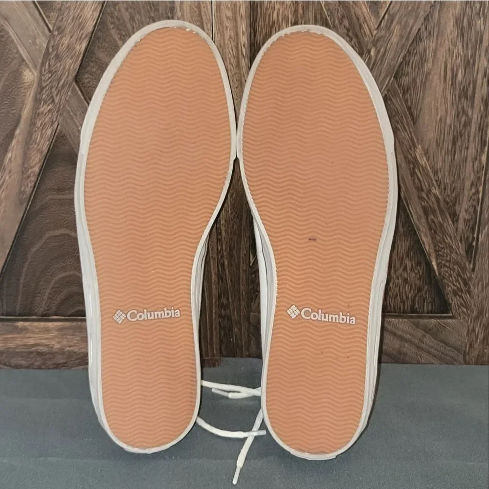 Columbia Vulc N Vent Boater Topsider Lace Shoes Seaside White Men's Size 14